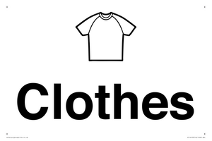 Dementia clothes sign